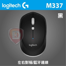 羅技 M337 藍牙雷射滑鼠(黑)/無線/1000dpi