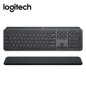 【特惠組】羅技 MX Keys 無線鍵盤(石墨黑)+羅技 MX PALM REST 手托(石墨黑)
