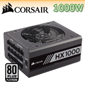 CORSAIR海盜船 1000HX 80Plus白金牌 電源供應器