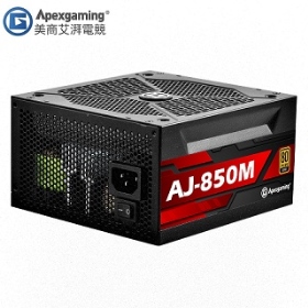 Apexgaming(首利) AJ-850M(850W)雙8/金牌/全模/全日系/LLCDC-DC/