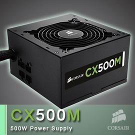海盜船 CX500M / 500W 80+銅牌 模組化 三年免費維修