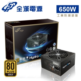 全漢 HYDRO G PRO 650W 雙8/金牌/全模/LLC+DC-DC/10年保/工業級防潮塗層