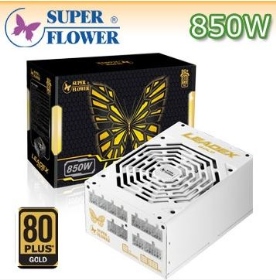 振華 LEADEX 850W 80金牌/水晶模組/全日系固態電容/雙八/五年免