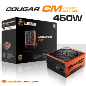 偉訓 COUGAR CM 450W 銅牌電源供應器 模組化