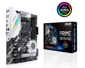 華碩 PRIME X570-PRO(ATX/1H1P/Ｉ網/註四年) 一體式後檔I/O、M.2散熱盔甲