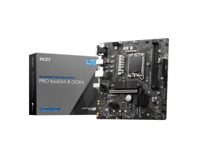微星 PRO B660M-B DDR4(M-ATX/1A1H/Realtek 2.5Gb/註冊四年保)8+1相電源
