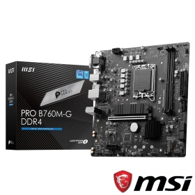 微星 PRO B760M-G(M-ATX/Realtek 2.5Gb/註冊四年)6+1相供電