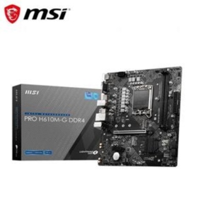 微星 PRO H610M-G DDR4(M-ATX/1A1H1P/Intel 1Gb/註冊四年) 8+1+1 相電源