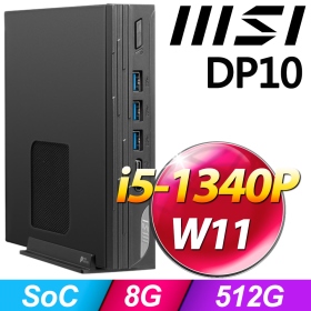 微星 PRO DP10 13M【007TW】i5-1340P/8G/512G SSD/WIN11 PRO/黑色