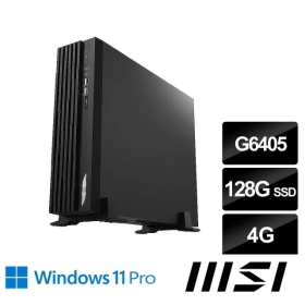 微星 PRO DP130 11【007BTW】Intel G6405/4G/128G SSD/WIN 11 PRO