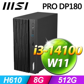 MSI PRO DP180 14【277TW】i3-14100/8G/512G SSD/WIN11
