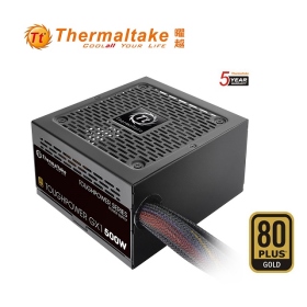 曜越 Toughpower GX1 500W/金牌/主日系電容/5年保固/DC-DC