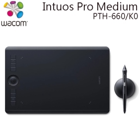 WACOM Intuos Pro M 創意觸控繪圖板 (PTH-660/K0-C)