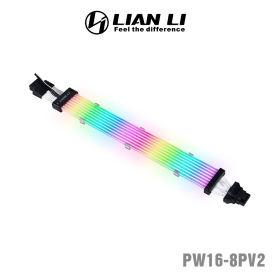 LIAN LI 聯力 Strimer PLUS V2 12VHPWR 12+4Pin ARGB VGA供電排線／延長線 – PW16-8PV2