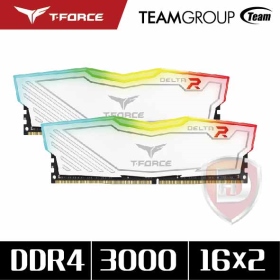 T-FORCE DELTA RGB White DDR4-3000 16Gx2(白)
