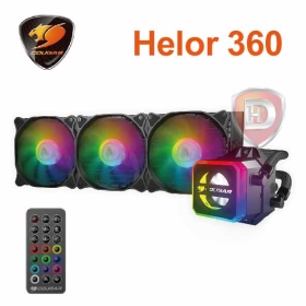 COUGAR 美洲獅 Helor 360 水冷排/RGB冷頭/厚:6cm(冷排風扇)