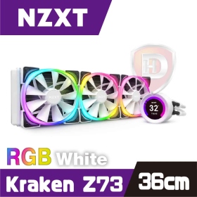 NZXT Kraken Z73 RGB 白 28cm水冷排/2.4吋液晶冷頭/6年/厚:5.6cm【VWX】
