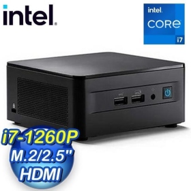 Intel NUC RNUC12WSHI70000 12代 i7-1260P (HDD.RAM.OS選購)