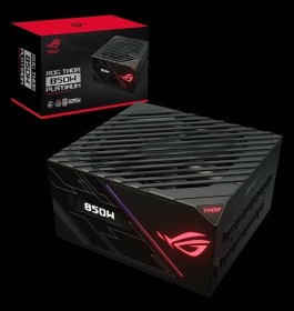 ROG THOR 850P(850W) 雙8/白金/OLED瓦數顯示/AURA SYNC/10年保