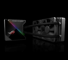 華碩 ROG RYUJIN 240 RGB 龍神水冷/Aura Sync/OLED冷頭顯示/厚:5.3cm