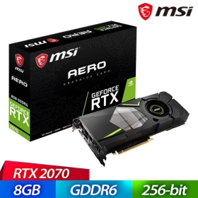 微星 RTX2070 AERO 8G(1620MHz/26.8cm/註四年)