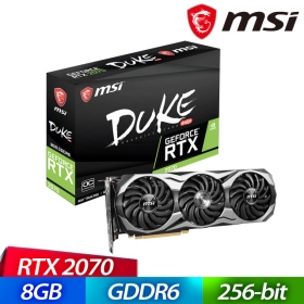 微星 RTX2070 DUKE 8G OCV1(1710MHz/31.4cm/三風扇/註四年)