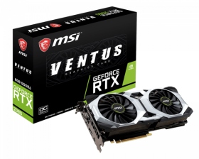 微星 RTX2080 VENTUS 8G OC(1800MHz/26.8cm/註四年)