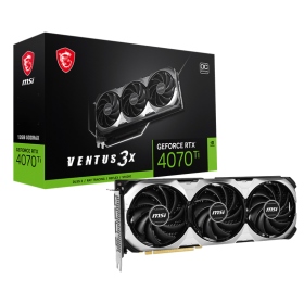 微星 RTX4070Ti VENTUS 3X E 12G OC(2655MHz/30.8cm/註冊五年/三風扇)