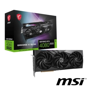 微星 RTX4080 SUPER 16G GAMING X SLIM(2625MHz/32cm/三風扇/註五年)HDMI*2