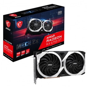 微星 RX6750XT MECH 2X 12G OC(2618MHz/24.9cm/註冊四年/雙風扇)