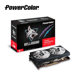 撼訊 RX7600 8G-L/OC 暗黑犬(2695MHz/23.4cm/雙風扇/註四年)