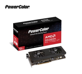 撼訊 RX7700XT 12G-P(2544MHz/27.4cm/雙風扇/三年保)