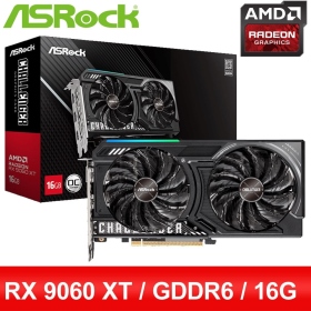華擎 ASROCK RX 9060 XT Challenger 16GB OC/std:3290MHz/雙風扇
