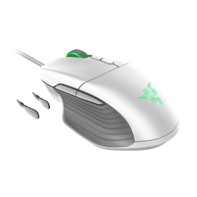 Razer Basilisk 巴塞利斯蛇(白) 5G光學電競滑鼠/有線/16000dpi【特惠2/1至2/14】