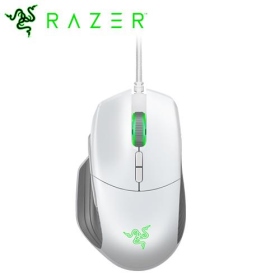 Razer Basilisk 巴塞利斯蛇(白) 5G光學電競滑鼠/有線/16000dpi