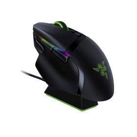 Razer Basilisk Ultimate 巴塞利斯蛇終極版無線光學滑鼠/11鍵可編程/RGB/充電底座
