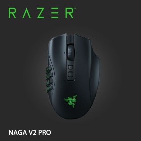 Razer Naga V2 Pro 那伽梵蛇 三模滑鼠 專業版/有線-無線-藍牙/附3種可更換側板/22顆可編程鍵/Rgb