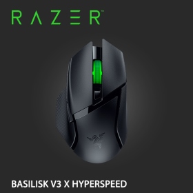 Razer Basilisk V3 X HyperSpeed 無線滑鼠/2.4G+藍牙/18000Dpi/9顆可編程控制鍵/Rgb