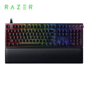 Razer Huntsman V2 Analog 機械式鍵盤/有線/類比式光軸/雙階觸發/數位鈕/手托/英文/Rgb