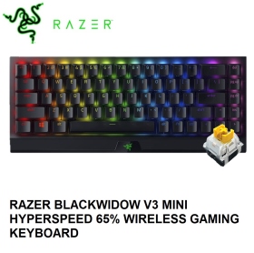 Razer BlackWidow V3 Mini 三模鍵盤/有線-無線-藍牙/黃軸/英文/65%設計/Rgb