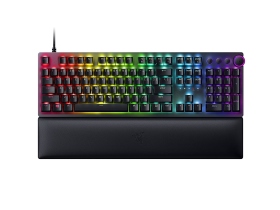 Razer Huntsman V2 獵魂光蛛 機械式鍵盤/有線/光軸(紅軸)/手托/Pbt/英文/Rgb