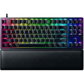 Razer Huntsman V2 TKL 80% 機械式鍵盤/有線/光軸(紅軸)/手托/Pbt/英文/Rgb