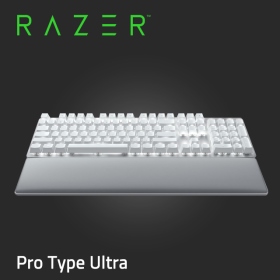 Razer Pro Type Ultra 機械式鍵盤/有線-無線-藍芽/黃軸/中文/巨集/白光