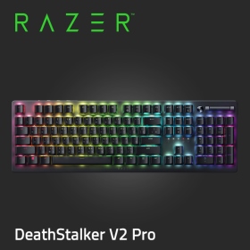 Razer DeathStalker V2 Pro 噬魂金蝎 機械式鍵盤/無線/光學矮軸(紅軸)/中文/Rgb