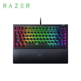 Razer BlackWidow黑寡婦V4 機械式鍵盤/第3代/有線/橘軸/英文/75%設計/Rgb