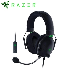 Razer BlackShark V2 黑鯊 V2 電競耳機/有線/3.5mm/附Usb音效卡/50mm單體