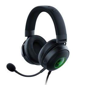 Razer Kraken V3 北海巨妖黑 電競耳麥/有線-USB-A/50mm/虛擬7.1/心形麥克風/黑色/Rgb