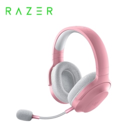 Razer Barracuda Quartz 梭魚 電競耳機麥克風(粉晶)/無線/隱藏式麥克風/THX