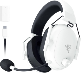 Razer BlackShark V2 HS Wireless Ultra 黑鯊 超輕量無線電競耳麥（白）/三模連線/THX認證/70小時續航/輕量化