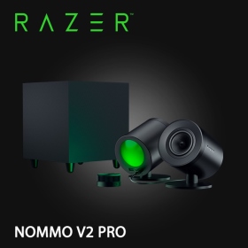Razer Nommo V2 PRO 天狼星 喇叭/2個3吋全音域驅動單體/無線重低音/虛擬7.1/Rgb